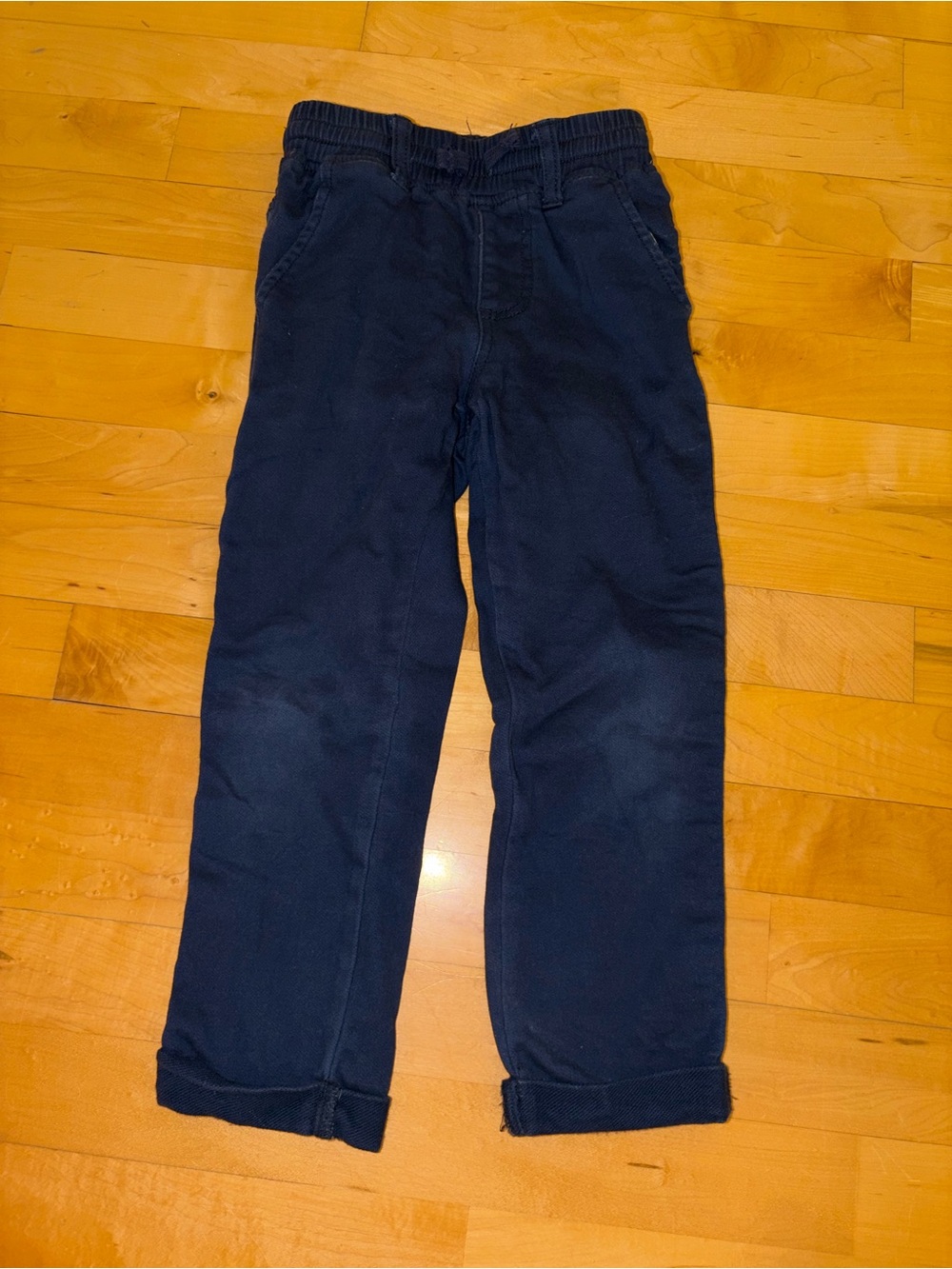 Navy Blue Kids Pull-On Pants
